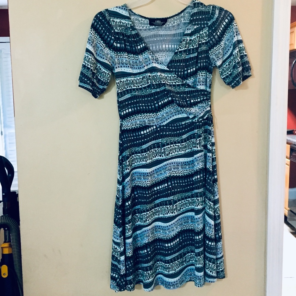 B.MOSS Stretch Wrap Dress